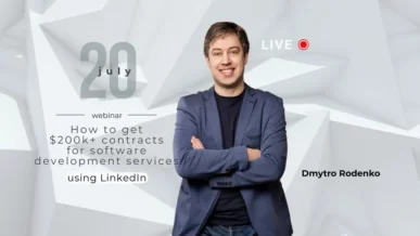 How to get $200k+ contracts for software development services using Linkedin